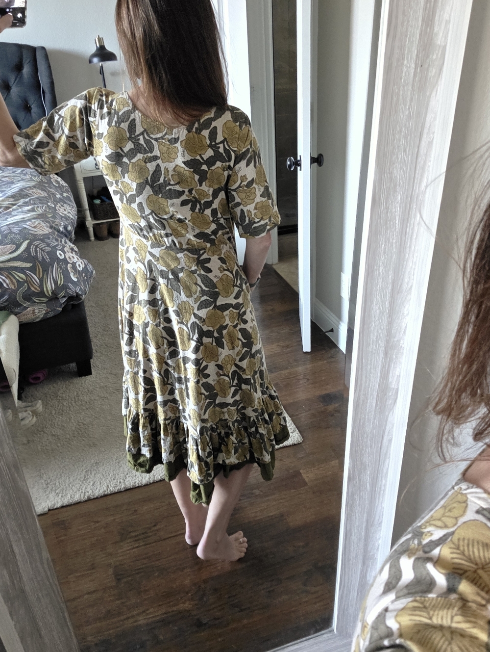 One House Cotton Floral Summer Nursing Dress - Picture 8 of 14